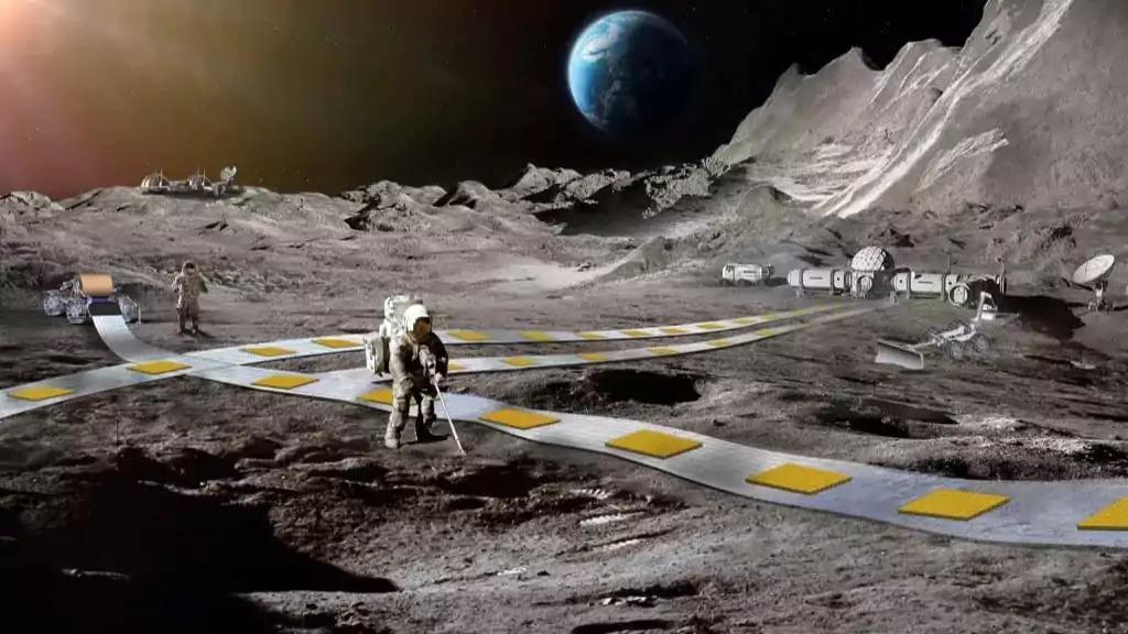 НАСА планирует создать левитирующий роботизированный поезд для транспортировки грузов на Луне
